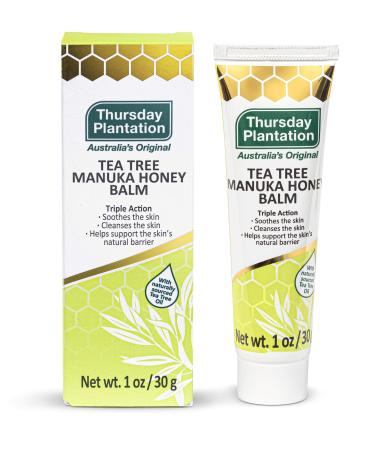 Thursday Plantation Tea Tree and Manuka Honey Balm  Soothes and Cleanses the Skin  1 Ounce