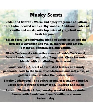 Soy Blend Candle Wax Bar Melts - 6 Pack Fall/Autumn Woodsy Masculine Scents: Cedarwood, Black Spice, Sandalwood, Teakwood & Saffron - Buy Online on GoSupps.com