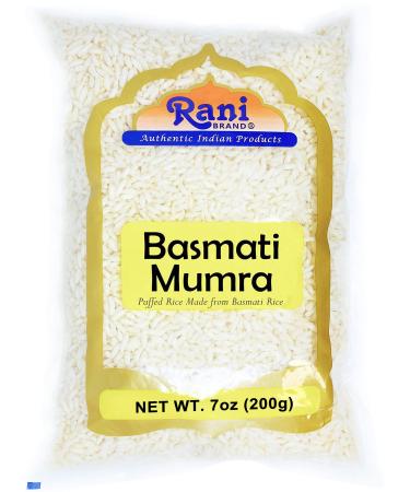 Rani Basmati Mamra (Puffed Rice) 7oz (200g) All Natural Indian Origin | No Color | Gluten Friendly | Vegan | Non-GMO | No Salt or fillers Basmati Mumra 200g