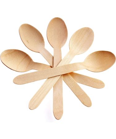 250ct Pack of Perfect Stix 6.25 Inch Wooden Cutlery Spoons - Eco-Friendly Utensils for Parties and Events - Buy Online on GoSupps.com
