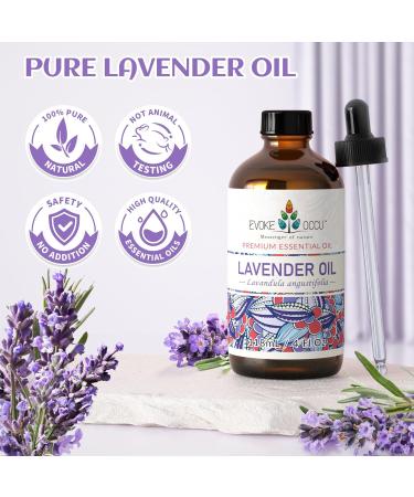 EOC Lavender Essential Oil 118ml - Pure Oil for Skin, Diffuser, Massage - 4 FL Oz - Buy Online on GoSupps.com
