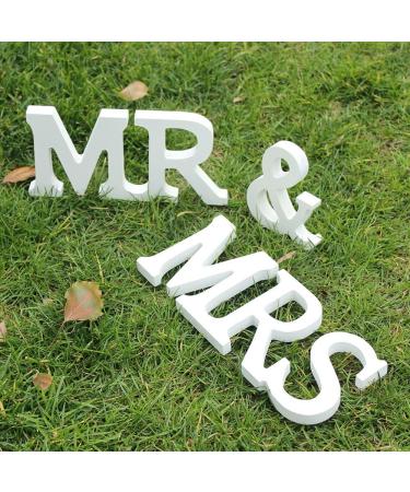 MAKFORT Mr & Mrs Letters Paper Garland Banner - Elegant Wedding Decoration & Gift - Buy Online on GoSupps.com