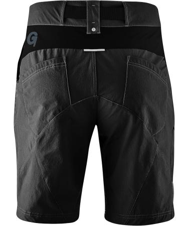 Gonso Men's Cycling Shorts Arico - Padded Short Cycling Shorts with Button-in Underpants Size S Black | Best International Shipping - Buy Online on GoSupps.com