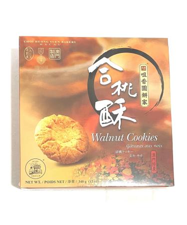 Choi Heong Yuen Walnut Cookies 340g Box