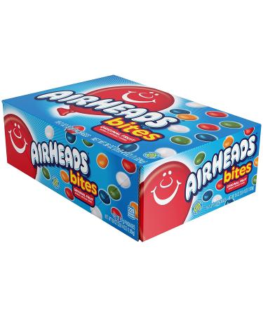 Airheads Candy Bites - Assorted Fruit Flavors - 2 Oz - Pack of 18 | Buy Now! - Buy Online on GoSupps.com