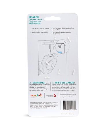 Munchkin Hooked Potty Ring Grey - 1 Count | Easy-to-Attach Toilet Training Seat - Buy Online on GoSupps.com