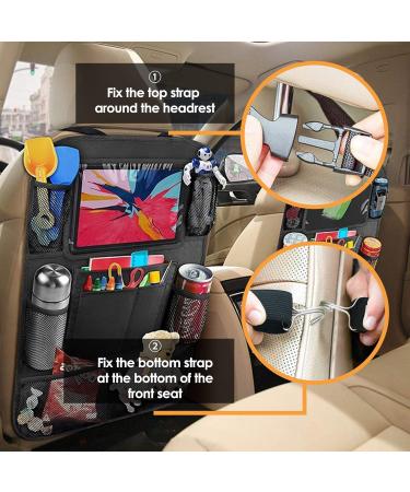 Lovpis Back Seat Car Organizer 2-Pack | Waterproof 600D Storage Bags for Kids | Travel Accessories & Back Seat Protection - Buy Online on GoSupps.com