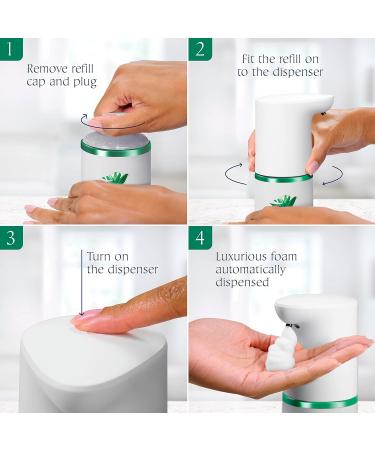 Dove Nourishing Foaming Hand Wash Touchless Dispenser Refill Aloe and Eucalyptus Moisturizing Hand Wash for Lasting Nourishment 10.1 oz 6-pack Aloe & Eucalyptus 10.1 Ounce (Pack of 6) - Buy Online on GoSupps.com