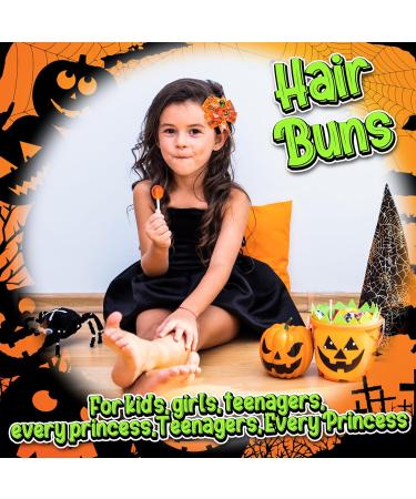 6-Piece Sibba Halloween Christmas Bow Hair Pins - Pumpkin Bat Pattern Boutique Clips for Girls - Buy Online on GoSupps.com