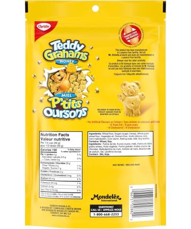 Christie Teddy Graham Cookies made in a peanut-free factory school Snacks Individually Wrapped 200 g Teddy Grahams 200 g (Pack of 1) - Buy Online on GoSupps.com
