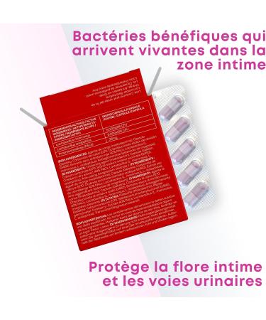 GYNEBAL Probiotiques Femme pour la Flore Intime Protection Vaginale Aide Pr venir les Infections Lactobacillus Rhamnosus & Acidophilus 30 G lules - Buy Online on GoSupps.com