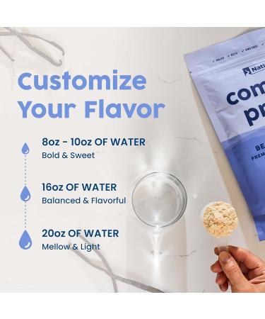NativePath Complete Beef Protein Powder Isolate Grass-Fed Pasture-Raised Dairy & Lactose Free Gluten Free Zero Sugar MCTs & Amino Acids 20g Protein Vanilla Flavor 30 Servings - Buy Online on GoSupps.com