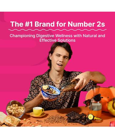 Poop Like a Champion Constipation Relief Capsules - Acai Psyllium Husk Ginger Root Chlorella Prebiotic Blend 60 Capsules Supports Bowel Movement Promotes Gut Health Supplement - Buy Online on GoSupps.com