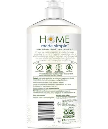 Home Made Simple Natural Dish Soap - Plant-Based Rosemary Scent 48 Fl Oz | Eco-Friendly Dishwashing Liquid Ships Internationally - Buy Online on GoSupps.com