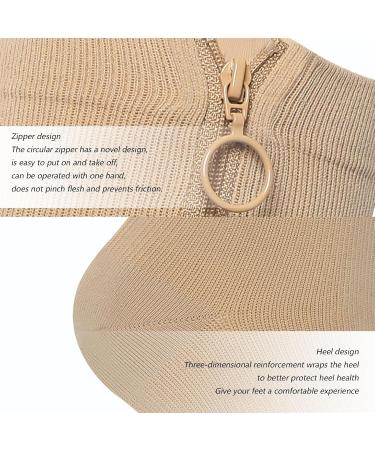 MDRCG Compression Stockings for Women & Men - Zippered Support Socks 12-20mmHg & 25-32mmHg for Varicose Veins Recovery & Pregnancy - XL Size Available - Buy Online on GoSupps.com