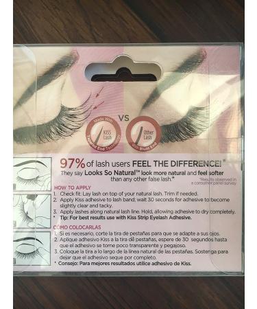 Kiss Natural Lash KFL03 Pretty - 5.8 Ounce | Premium Quality Eyelashes | Fast International Shipping - Buy Online on GoSupps.com