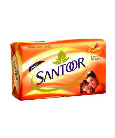 Santoor Sandal & Turmeric Soap - 100g (Pack of 3)