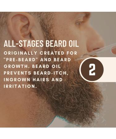 Organic Beard Oil - Moisturizing & Soothing | Promote Hair Growth | All-Natural Ingredients | US Made & Veteran Owned - Buy Online on GoSupps.com