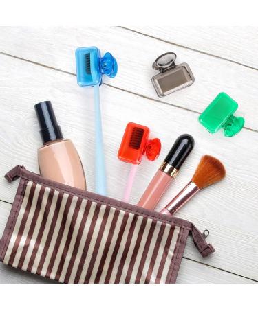 4 Pack Portable Toothbrush Covers - Travel, Camping, Home - Blue, Green, Gray, Red - Buy Online on GoSupps.com