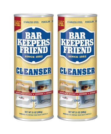 Barkeeper's Friend Powder Cleanser 21 oz-2 pk 595 g (Pack of 2)