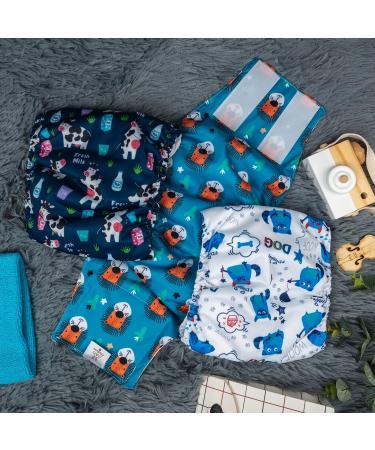 Cutebone Male Washable Dog Diapers - 3 Reusable Belly Bands for High-Suction Support (Sizes L: 43-53.5cm) - Flexible Velcro Ideal for Dogs - Buy Online on GoSupps.com