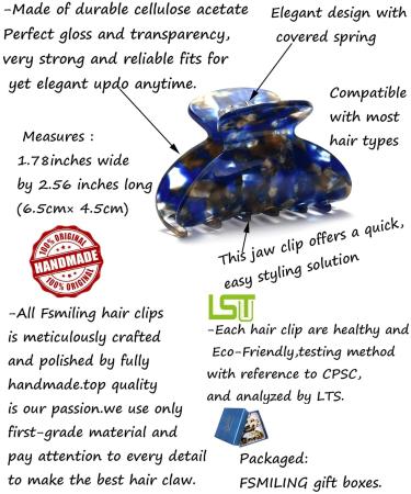 3 Pack Women's Medium Hair Clips - Leopard Print Claw Clips for Fashionable Hair Styling - Buy Online on GoSupps.com