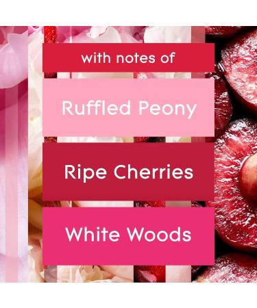 Glade Scented Candle Blooming Peony and Cherry 3-Wick Candle Air Freshener Infused with Essential Oils for Home Fragrance 1 Count - Buy Online on GoSupps.com