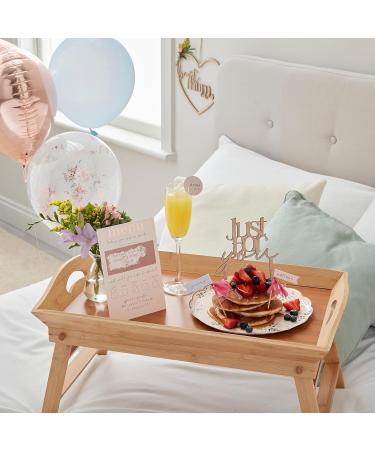Ginger Ray 'Best Mum Ever' Customisable Rose Gold Breakfast In Bed Set Breakfast Set - Buy Online on GoSupps.com
