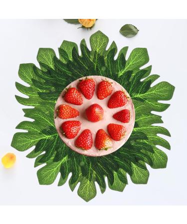 ULTECHNOVO 60pcs Monstera Greenery Wedding Decor Mini Palm Tree Cupcake Toppers - Buy Online on GoSupps.com