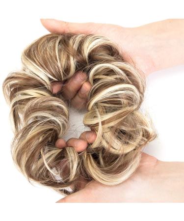 Updo Hairpiece Messy Bun Extensions - 2 Pack 50g - Brown Mix & Bleach Blonde - Buy Online on GoSupps.com