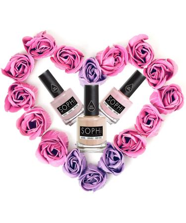 SOPHi Non-Toxic Vegan Nail Polish in French Latte - Low Odour, Cruelty-Free & Neutral Creamy Colour - Buy Online on GoSupps.com