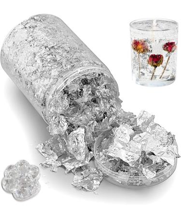 kesurpae DIY Craft Nail Foil Flakes Nail Art Made Easy With Silvery Shimmer Highly Decorative Not Edible And Cannot Be Used - Buy Online on GoSupps.com