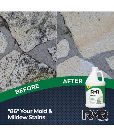 RMR-86 Instant Mold and Mildew Stain Remover Spray - 1 Gallon (128 fl oz) - Scrub-Free Formula - Buy Online on GoSupps.com