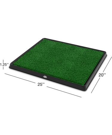 Petmaker Artificial Grass Puppy Pad with Tray - Medium Size 3-Layer System for Dog Training and Housebreaking - Buy Online on GoSupps.com