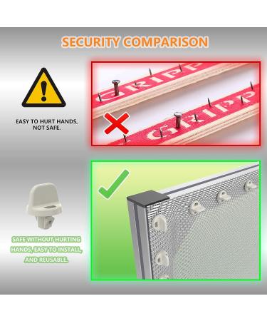 60pcs Tufting Knobs for Easy Hand-Tightened, Securing Tufting Cloth on Metal Frame - NODOCA - Buy Online on GoSupps.com