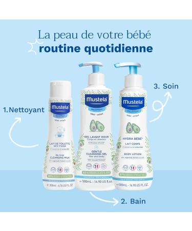 Mustela Lait de Toilette l'Avocat Perseose BIO Visage Corps Change Nourrissons Enfants Convient Toute la Famille - Nettoie sans rincer 98% d'ingr dients d'origine naturelle (200ml) 200 ml (Lot de 1) - Buy Online on GoSupps.com