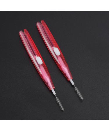 Buy Interdental Brush Set - 60 Slim Braces Cleaners with PP Handle for Adults | Rotating Electrical Pink | International Shipping Available - Buy Online on GoSupps.com