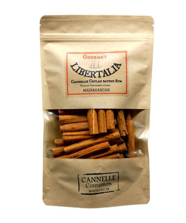 Cinnamon sticks called Ceylon 8 cm 100 g. Origin Madagascar “Sustainable Agriculture”