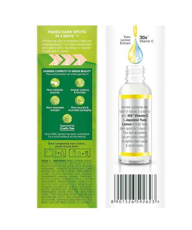 Garnier Bright Complete Vitamin C Booster Face Serum 30ml - Radiant Skin & Spot Correction for All Skin Types - International Shipping Available - Buy Online on GoSupps.com