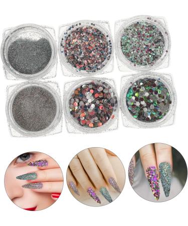 FOMIYES Poudre Paillettes Ongles R fl chissante Couleurs Brillant Cristaux Nail Art Manucure D coration Effet Flash Lumineux - Buy Online on GoSupps.com