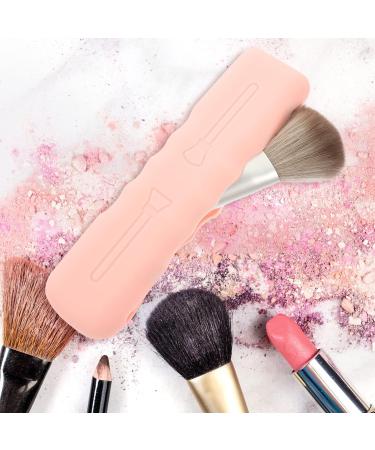 FRCOLOR 4 Pieces Silicone Makeup Brush Bag Silicone Makeup Brush Bag Silicone Makeup Brush Bags Makeup Brush Protector Travel Makeup Tool Bag pink 21x5.5cm - Buy Online on GoSupps.com