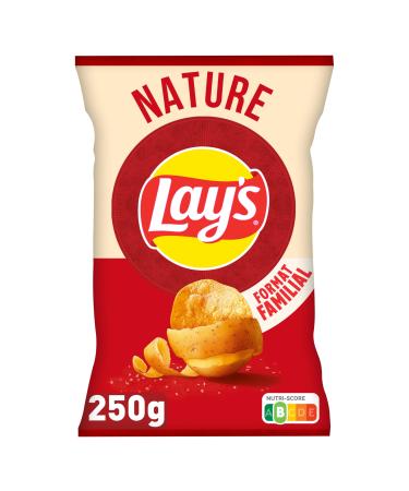 LAY'S NATURE 250G (Lot de 8) 250 g (Lot de 8)