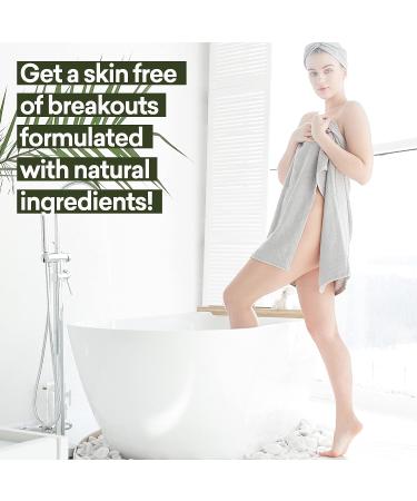 Just Nutritive Acne Clear Face and Body Wash 16 Oz | Adult Acne Treatment and Cleanser - Buy Online on GoSupps.com