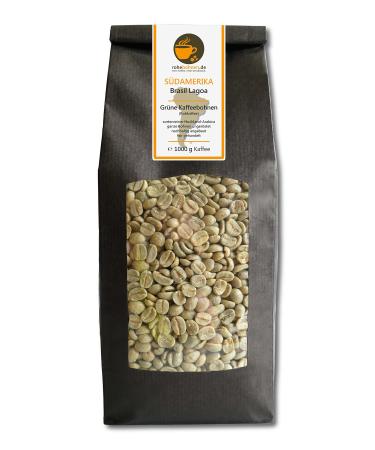 Green coffee - Green highland coffee Brasil Lagoa (green coffee beans 1000g) 1 kg (1 pack) - Buy Online on GoSupps.com