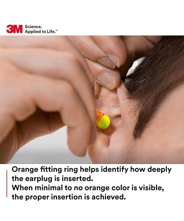 3M E-A-Rsoft SuperFit 391-1254 Ear Plugs, NRR 33, 500 Pairs in Refill Bottle for One Touch Dispenser - Ideal for Drilling, Grinding, Machining, Sawing, Sanding, Welding - Yellow/Red - Buy Online on GoSupps.com