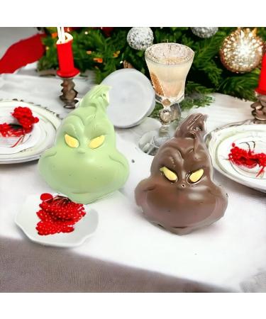 Grinch Hot Chocolate Bomb Mug Melt With Chocolate Chips and Marshmallow Gift NEW - Buy Online on GoSupps.com