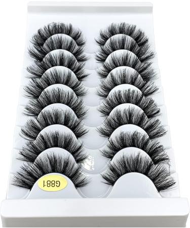 KOKAY Russian Strip Lashes 8 Pairs DD Curl Reusable Faux Mink 3D Fake Eyelashes - Waterproof & Fluffy - Gift Set (K001 15MM) - Buy Online on GoSupps.com