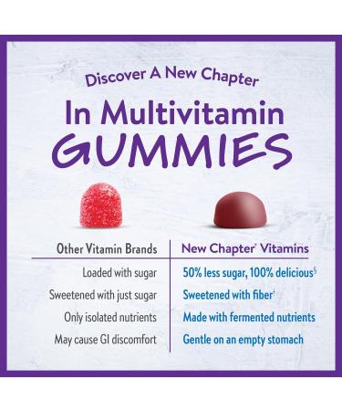 New Chapter Kids Multivitamin Gummies - Berry-Citrus 60ct | 50% Less Sugar | Vitamins C, D3, Zinc | Non-GMO & Gluten-Free - Buy Online on GoSupps.com