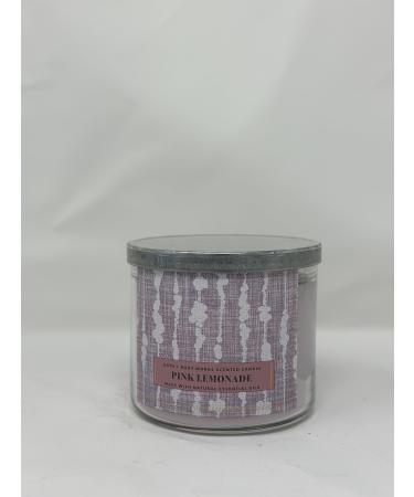 Pink Lemonade 3 Wick Candle 14.5 oz / 411 g Made with Natural Essential Oil
