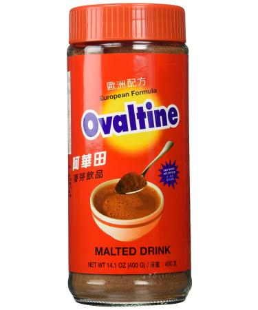 Ovaltine European Formula Malted Drink 14.1 Oz - 400g Bottle 14.1 Ounce (Pack of 1)